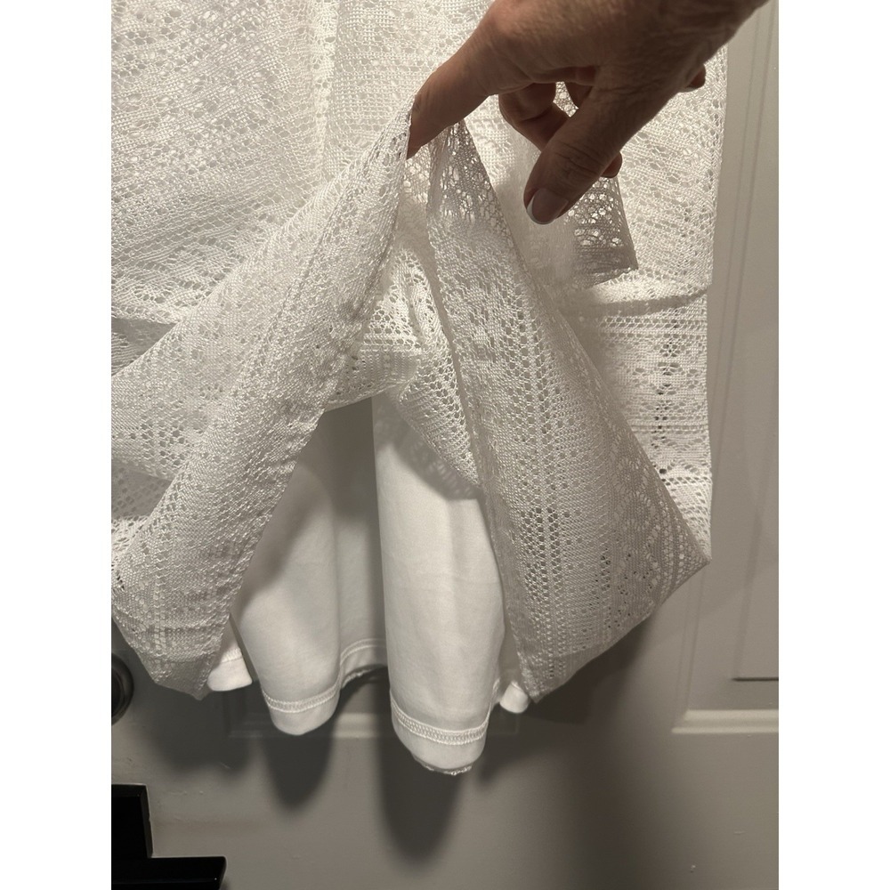 JessaKae Elegant White Lace Midi Dress - Picture 5 of 15